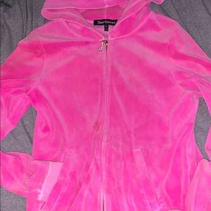 Juicy Couture Pink Zip up Hoodie